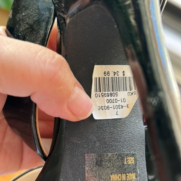 WILD DIVA black heels size 7 - Picture 9 of 10